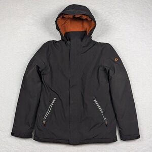 Killtec Hooded Ski Jacket Women 14 Black Waterproof Windproof Technical Parka